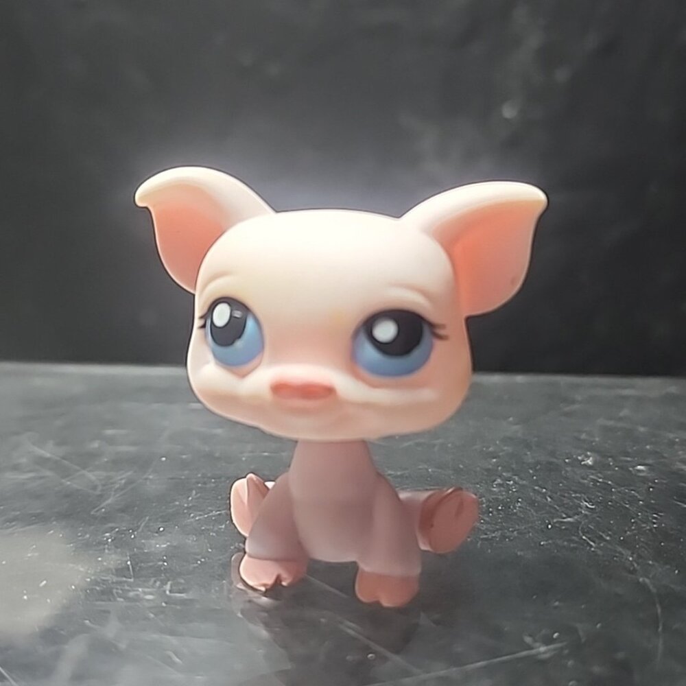 Littlest Pet Shop, 2006 Magnetic Bobble Head Pink Pig #87